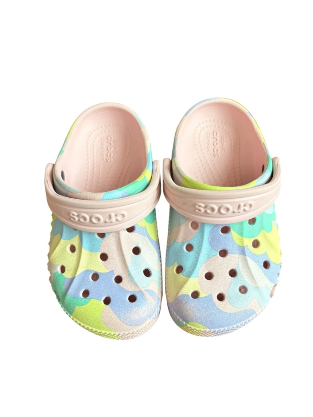 Girls Multicolor Pastel Crocs